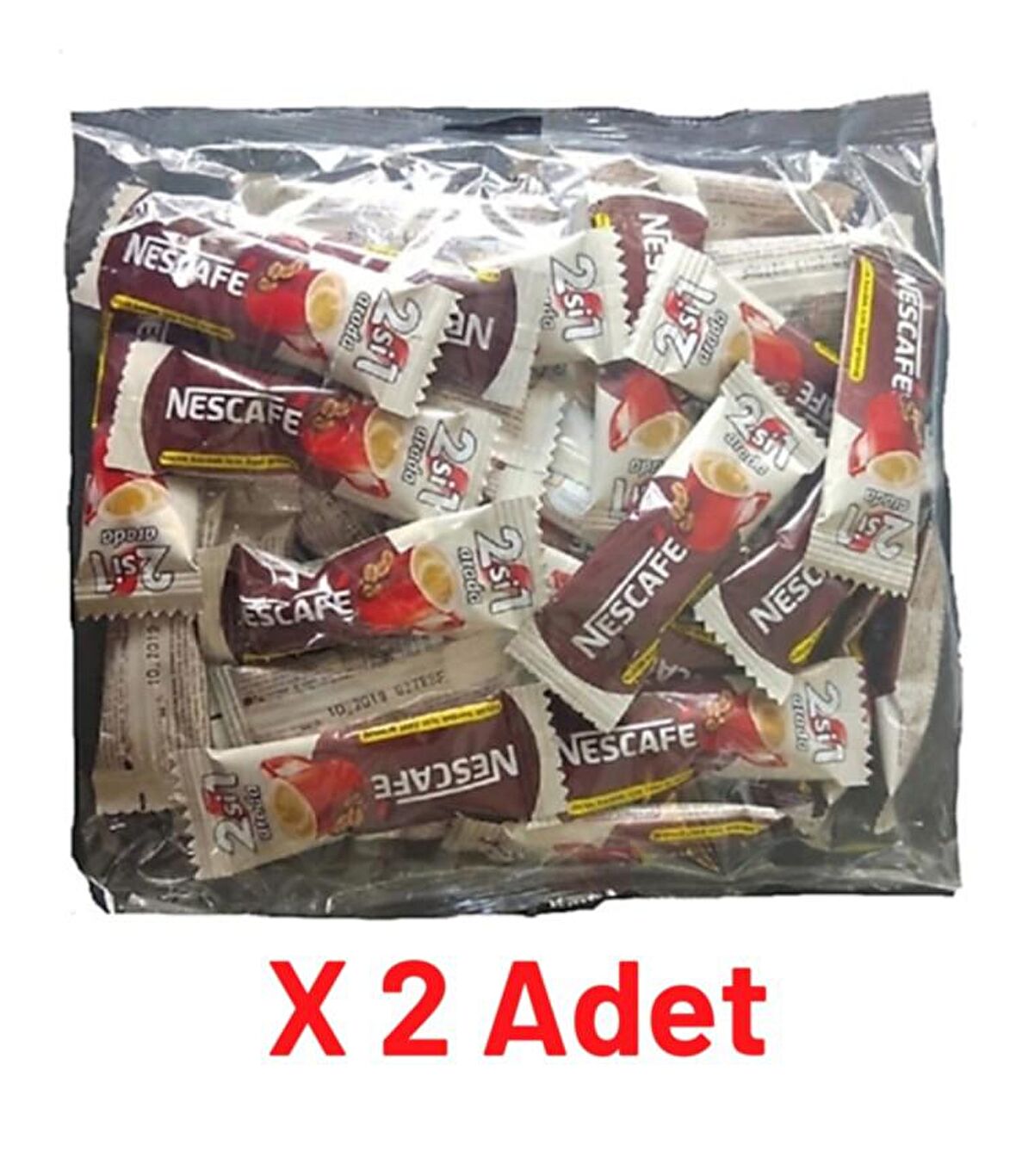 Nescafe 2'si 1 Arada Sade 5 gr 80'li Paket 